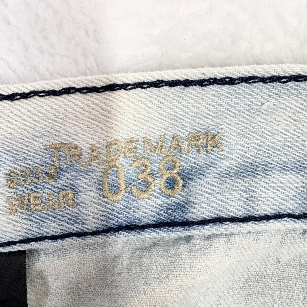 Denim and Rivets Distressed Acid Wash Bootcut Jeans‎ Size 30 Measures 32x29